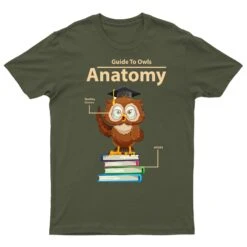 Guide To Owls Anatomy Birds Nature Lover Mens Tshirts Unisex Tee Top #A -Fashion Clothing Store il fullxfull.4036806298 q58a