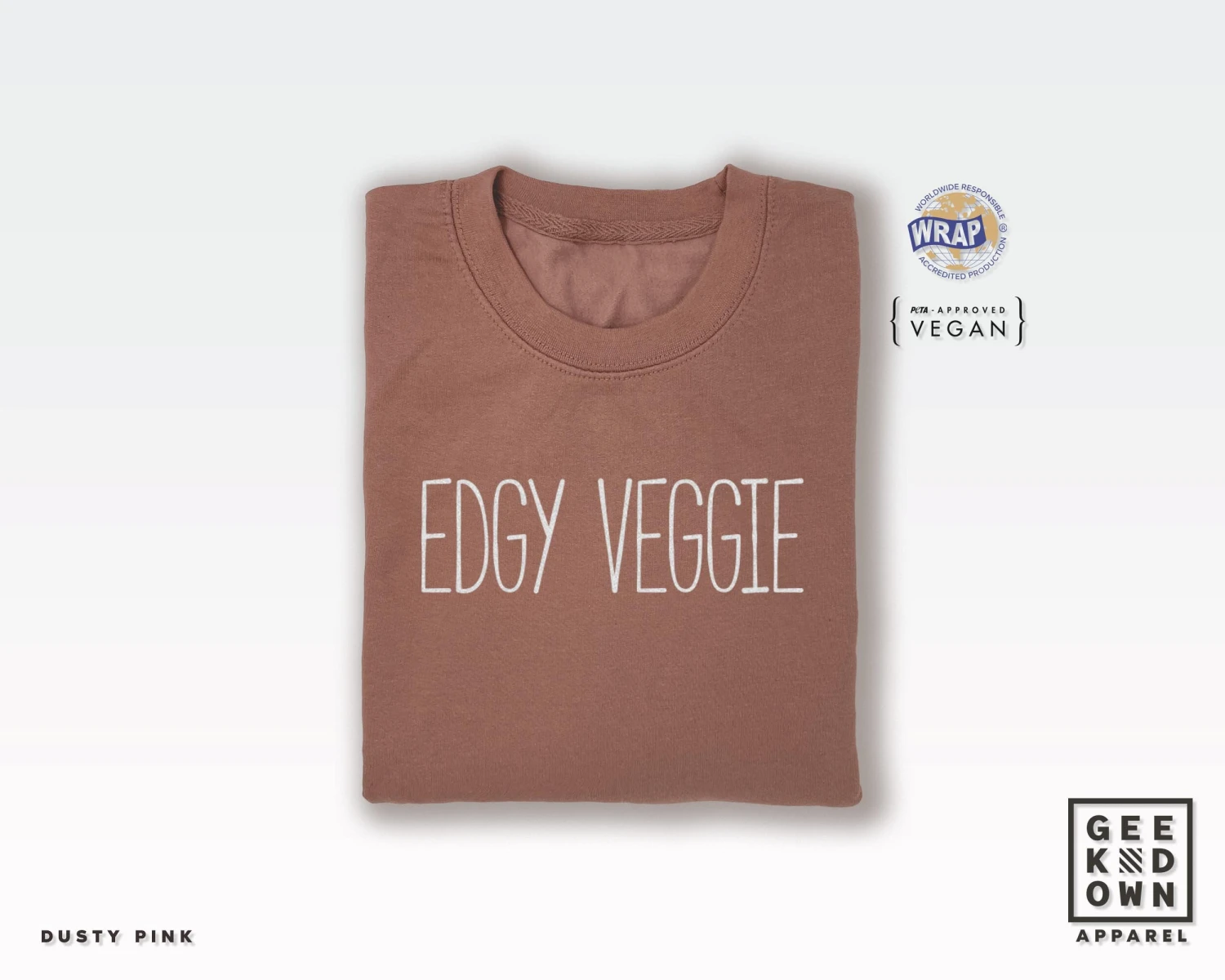 Edgy Veggie Sweatshirt Jumper (veggie / Vegan / Vegan Sweater / Vegetarian Jumper / Sarcastic / Funny / Vegetarian / Sarcastic / Funny) 4 Edgy Veggie Sweatshirt Jumper (veggie / Vegan / Vegan Sweater / Vegetarian Jumper / Sarcastic / Funny / Vegetarian / Sarcastic / Funny) - Image 4