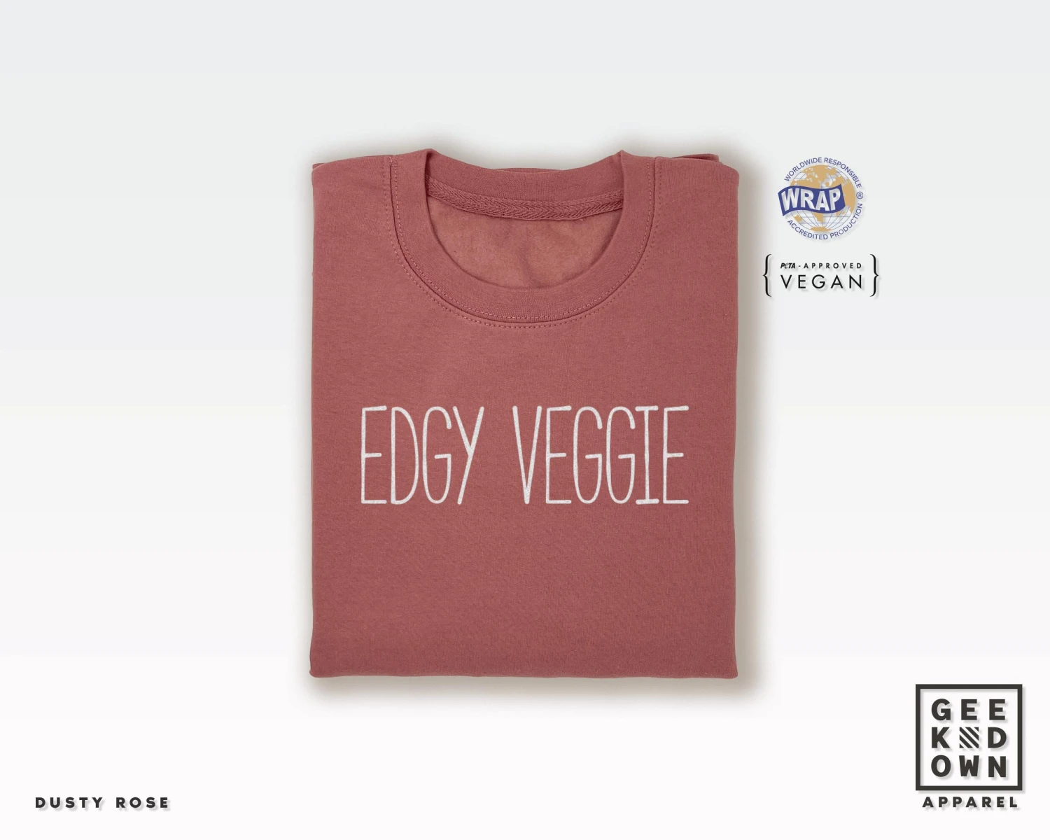 Edgy Veggie Sweatshirt Jumper (veggie / Vegan / Vegan Sweater / Vegetarian Jumper / Sarcastic / Funny / Vegetarian / Sarcastic / Funny) 5 Edgy Veggie Sweatshirt Jumper (veggie / Vegan / Vegan Sweater / Vegetarian Jumper / Sarcastic / Funny / Vegetarian / Sarcastic / Funny) - Image 5