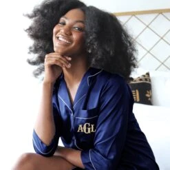 Bride & Bridesmaid Night Shirts With Monogram Or Text