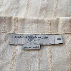 80's Vintage Cream Silk Ladies Shirt In Woven Stripes With Mother-Of-Pearl Buttons // Short Sleeves Blouse // Medium 13 80's Vintage Cream Silk Ladies Shirt In Woven Stripes With Mother-Of-Pearl Buttons // Short Sleeves Blouse // Medium -Fashion Clothing Store il fullxfull.4069861968 t4d0