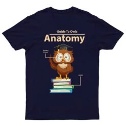 Guide To Owls Anatomy Birds Nature Lover Mens Tshirts Unisex Tee Top #A -Fashion Clothing Store il fullxfull.4084454157 fr9z