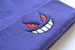 Embroidered Gengar Inspired Beanie