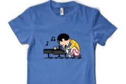Free Personalisation Freddie Brown Piano Charlie Snoopy Queen Adult And Kids Unisex T Shirt UK Sizes