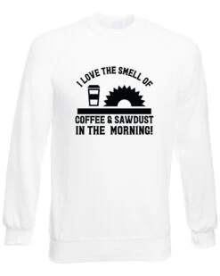 Coffee And Sawdust Men's Sweatshirt Funny Joke D.I.Y. Builder Building Craft Woodwork Joiner Carpenter Job Workshop Gift Idea For Him -Fashion Clothing Store il fullxfull.4186295944 9b61