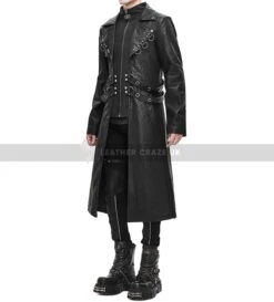 Men's Black Genuine Leather Trench Coat - Handmade Gothic Vintage Coat - Steampunk Winter Long Coat - Classic Black Overcoat - Gift For Him 9 Men's Black Genuine Leather Trench Coat - Handmade Gothic Vintage Coat - Steampunk Winter Long Coat - Classic Black Overcoat - Gift For Him -Fashion Clothing Store il fullxfull.4275371523 qxgr