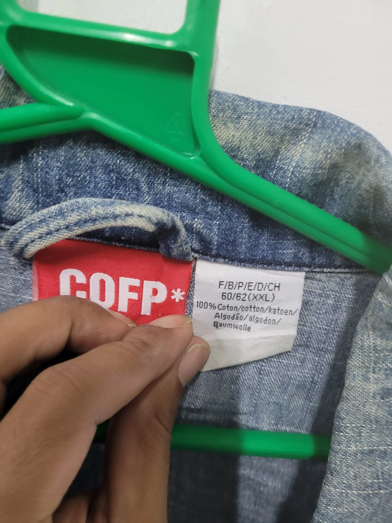 Vintage 80's 90's Custom Trucker Denim Jeans Jacket Size XXL C609 5 Vintage 80's 90's Custom Trucker Denim Jeans Jacket Size XXL C609 - Image 5