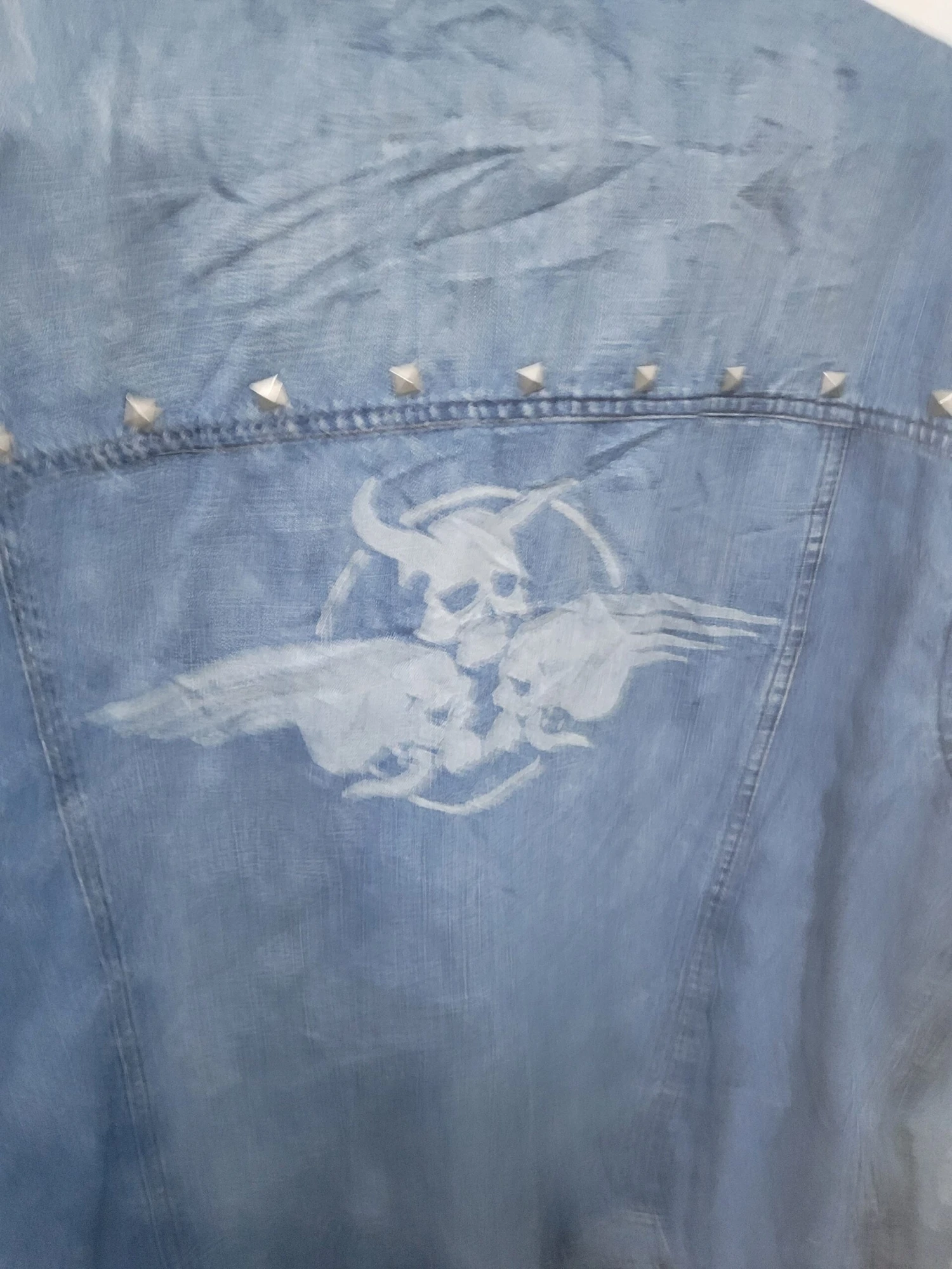 Vintage 80's 90's Custom Trucker Denim Jeans Jacket Size XXL C609 3 Vintage 80's 90's Custom Trucker Denim Jeans Jacket Size XXL C609 - Image 3