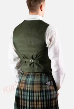 Men's Lovat Green Wool Kilt Jacket With Waistcoat Traditional Vintage Argyle Kilt Jacket Wedding Jacket -Fashion Clothing Store il fullxfull.4313879212 2db3