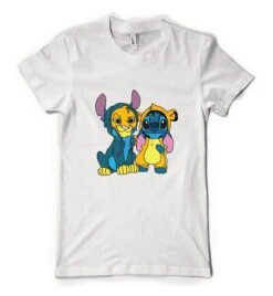 Free Personalisation Lion King Stitch Cute Simba Mashup Adults And Kids Unisex T Shirt UK Sizes -Fashion Clothing Store il fullxfull.4317537359 r5hq