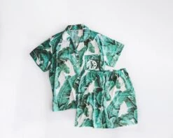 Men's Tropical Pajama Set, Mens Hawaiian Pajamas, Monogram Pajamas, Wedding Party Pajamas, Men's Pajamas, Christmas Pajamas, Custom Pajamas -Fashion Clothing Store il fullxfull.4331520538 lipd