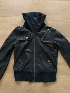 Vintage Y2k Black Leather Diesel Moto Jacket Biker Jacket 2000 Style Size M -Fashion Clothing Store il fullxfull.4356277476 stf9