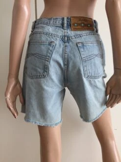 Johnny Hallyday Jeans Bermuda Shorts Size 38 - Uk 10 - Us 6