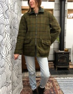 Vintage Car Coat/Jacket In Green, Size 12/M Approx -Fashion Clothing Store il fullxfull.4375280377 befz