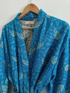 Short Handmade Yak Wool Mix Unisex Kimono