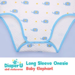 Adult Baby ABDL Long Sleeve Onesie - Baby Elephant (Extra Warm) 13 Adult Baby ABDL Long Sleeve Onesie - Baby Elephant (Extra Warm) -Fashion Clothing Store il fullxfull.4480333828 2rhi