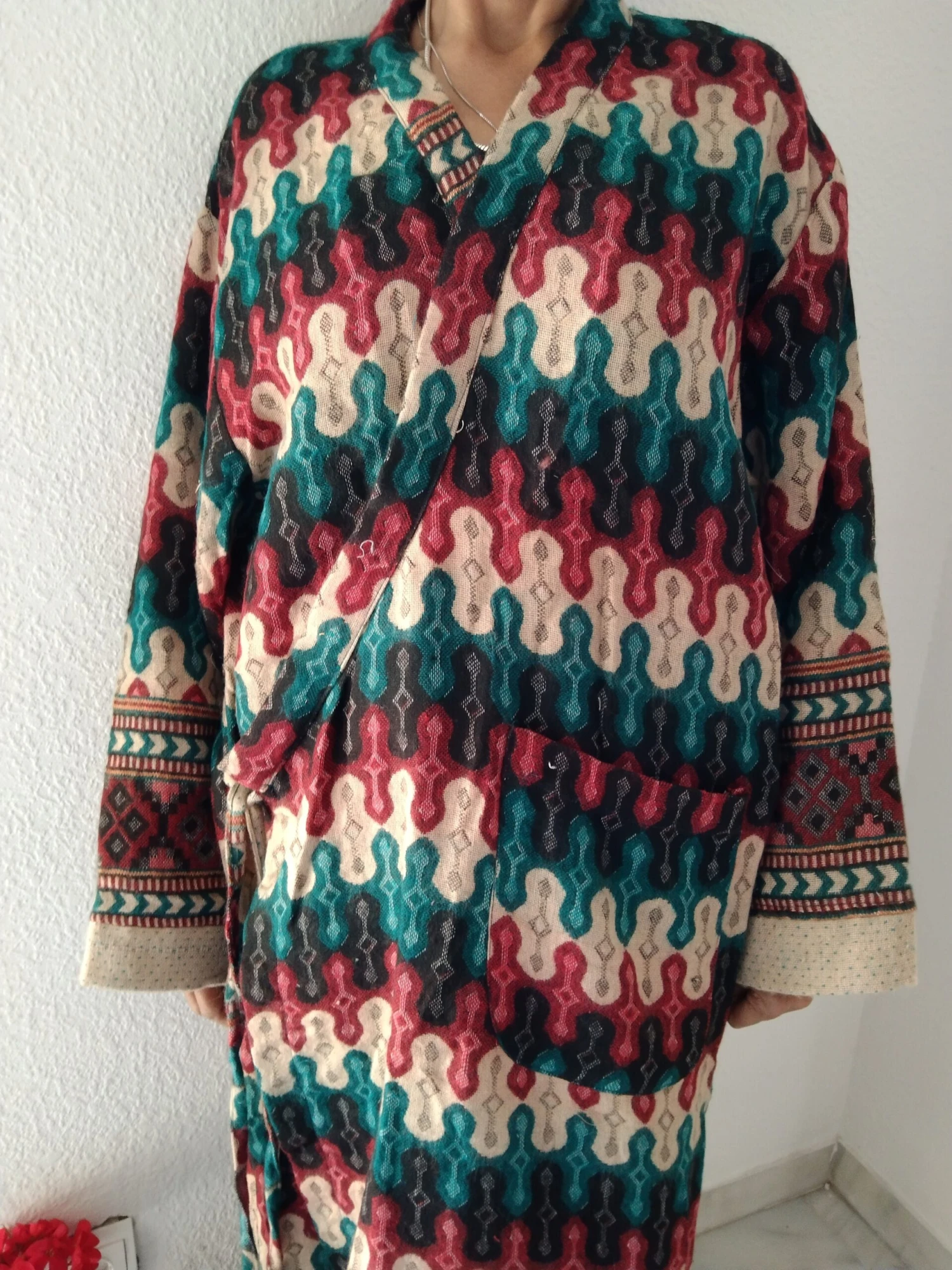 Unisex Winter Wrap Robe,winter Jacket, Loungewear,resort Wear,gifts For Her,boho Robe 8 Unisex Winter Wrap Robe,winter Jacket, Loungewear,resort Wear,gifts For Her,boho Robe - Image 8