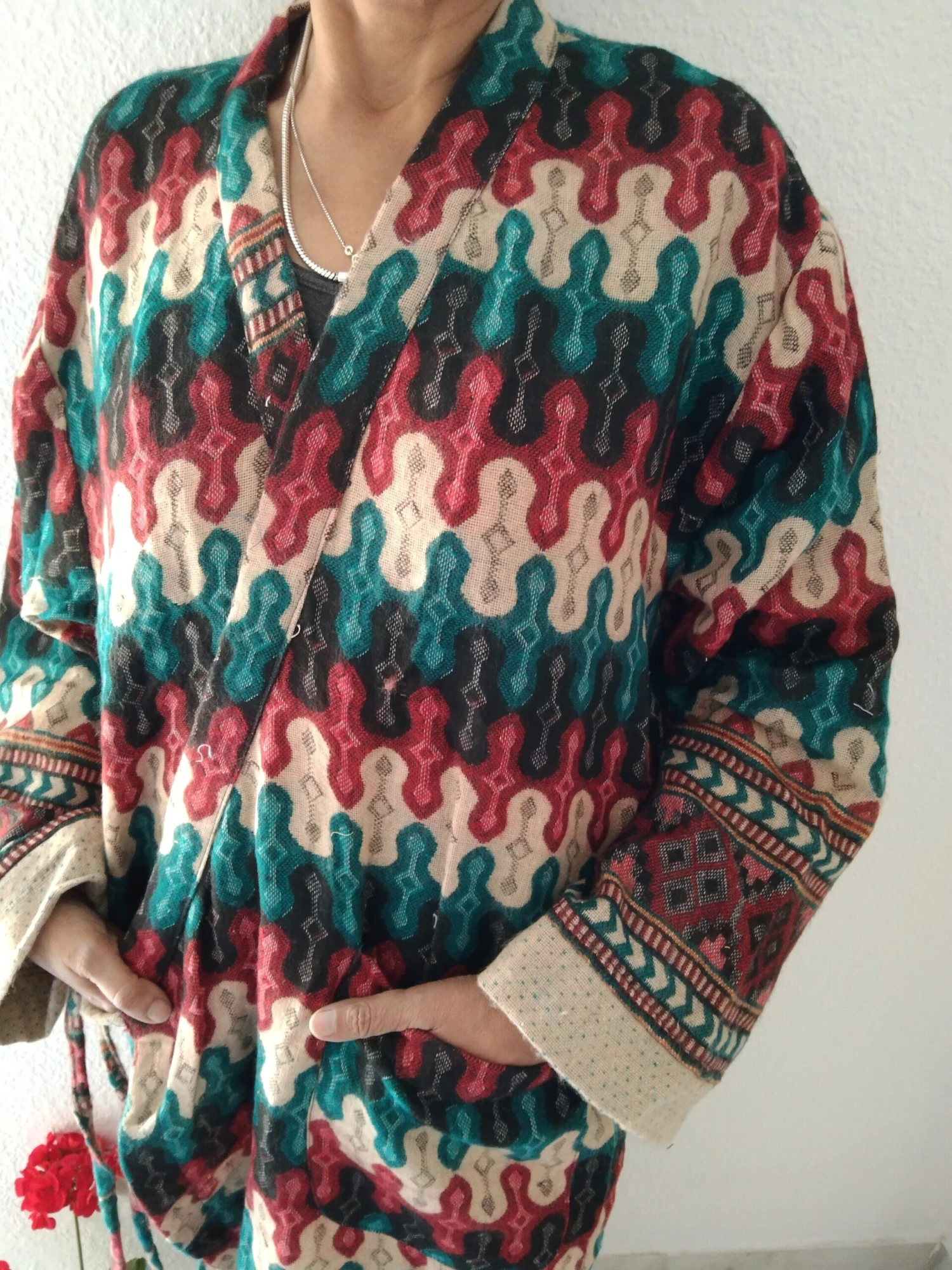 Unisex Winter Wrap Robe,winter Jacket, Loungewear,resort Wear,gifts For Her,boho Robe 3 Unisex Winter Wrap Robe,winter Jacket, Loungewear,resort Wear,gifts For Her,boho Robe - Image 3