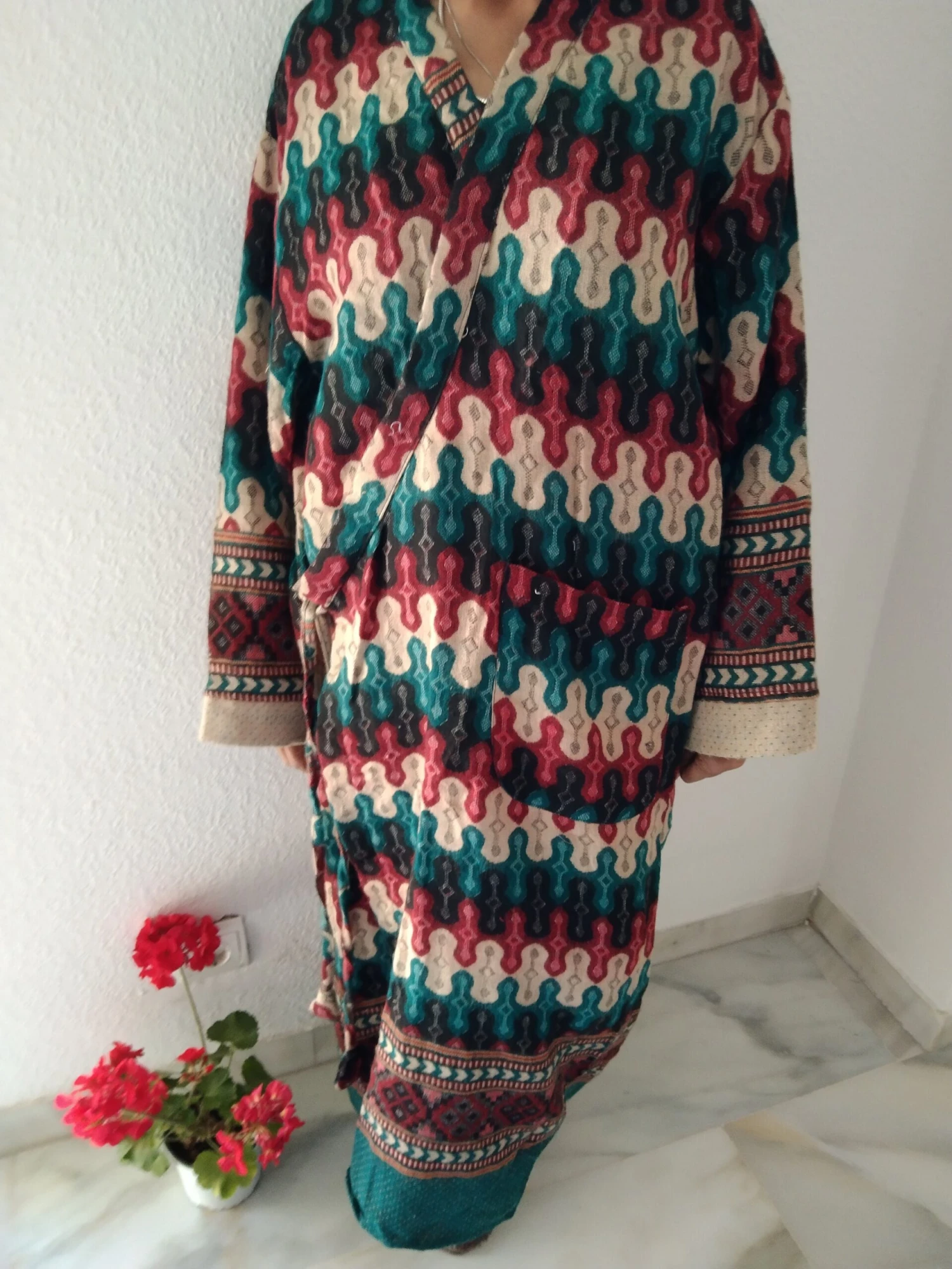 Unisex Winter Wrap Robe,winter Jacket, Loungewear,resort Wear,gifts For Her,boho Robe 9 Unisex Winter Wrap Robe,winter Jacket, Loungewear,resort Wear,gifts For Her,boho Robe - Image 9