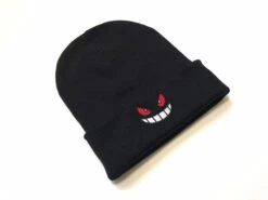Embroidered Gengar Inspired Beanie 9 Embroidered Gengar Inspired Beanie -Fashion Clothing Store il fullxfull.4575407468 5rhg