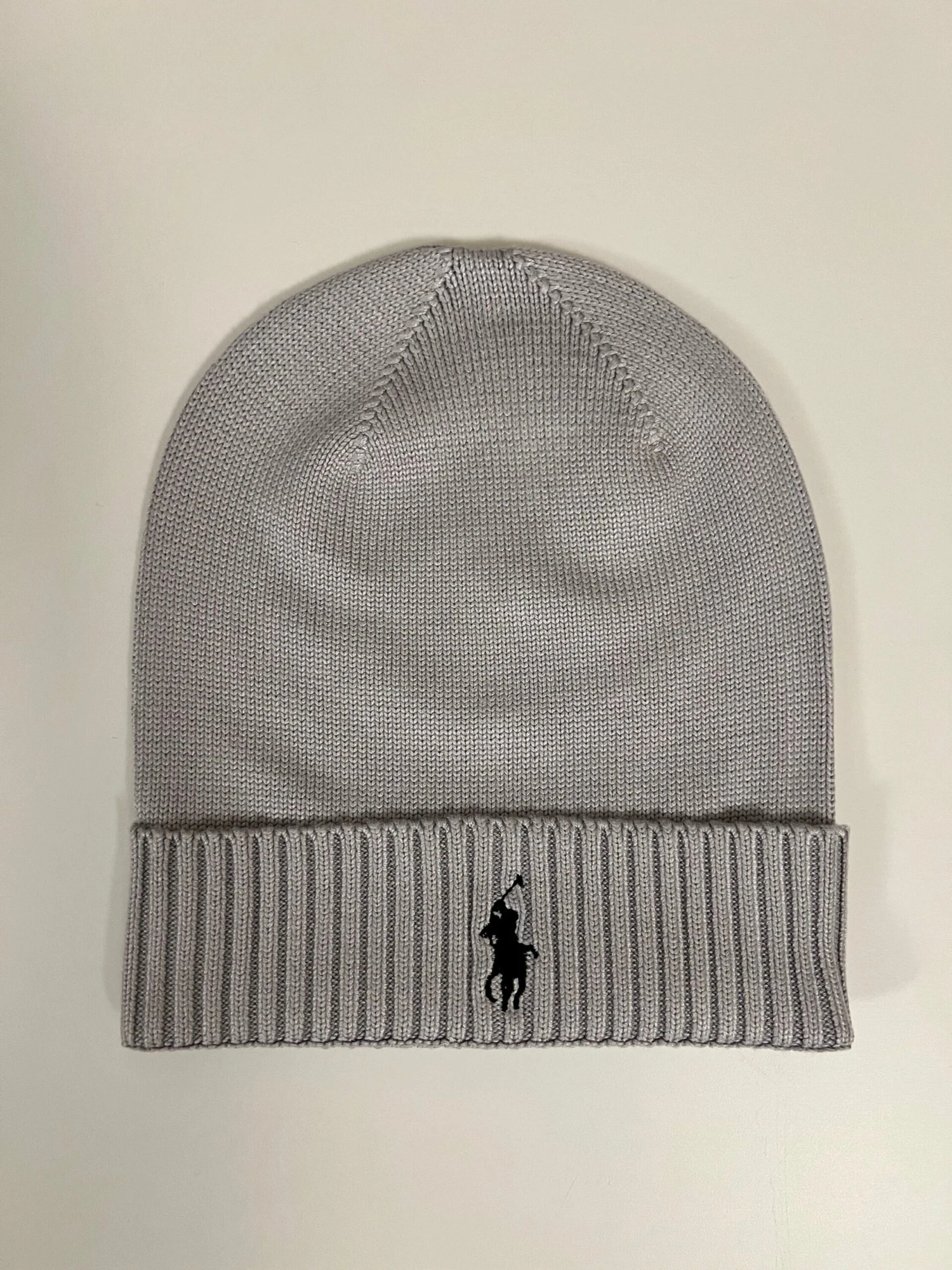 Ralph Lauren Winter Beanie Hat In Grey 1 Ralph Lauren Winter Beanie Hat In Grey