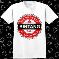 Bintang Pilsener Beer Bali T Shirt Meme Gift Funny Vintage Style Unisex Gamer Cult Movie Music Top Adult Tee R805
