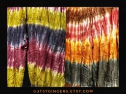 Bohemian Floaty Tie Dye Harem Trousers Fairtrade Straight Leg Drawstring Unisex Purple Navy To Lime Or Orange To Earth One Size Loungewear -Fashion Clothing Store il fullxfull.4607306517 ige1