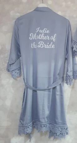 Wedding Gift Set. A Flute, White Wooden Clothing Hanger And A Robe Set. 16 Wedding Gift Set. A Flute, White Wooden Clothing Hanger And A Robe Set. -Fashion Clothing Store il fullxfull.4660252053 orrd