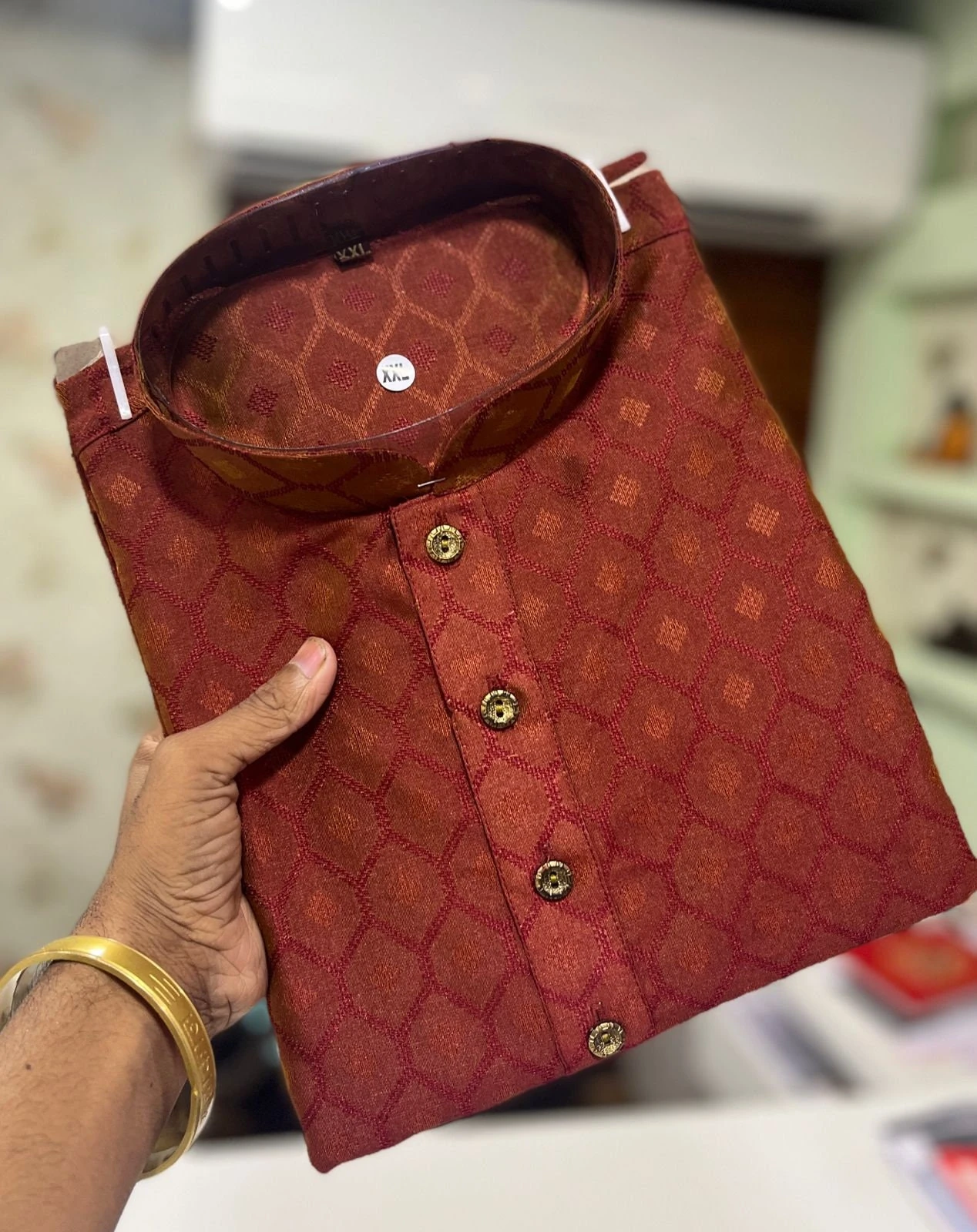 Men Kurta Pajama Pair, Jacquard Weaving Kurta, Indian Pakistani Wear Kurta Party Wear, Full Stitched Kurta Pajama, Bollywood Kurta 16-SP4 7 Men Kurta Pajama Pair, Jacquard Weaving Kurta, Indian Pakistani Wear Kurta Party Wear, Full Stitched Kurta Pajama, Bollywood Kurta 16-SP4 - Image 7