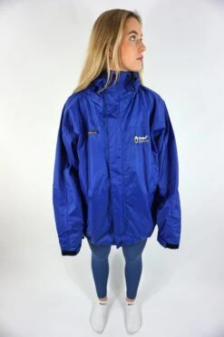 Unisex Vintage Windbreaker Jacket In Large
