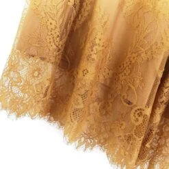 Gold Mustard Floral Lace Culottes Vintage Women's High Waisted Bottoms Ochre Yellow Elastic Waist Culottes Cropped Wide Leg Trousers, XS 13 Gold Mustard Floral Lace Culottes Vintage Women's High Waisted Bottoms Ochre Yellow Elastic Waist Culottes Cropped Wide Leg Trousers, XS -Fashion Clothing Store il fullxfull.4720929606 gppj