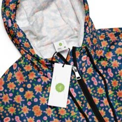 Women’s Cropped Windbreaker - Floral Print 3 -Fashion Clothing Store il fullxfull.4729314961 5men