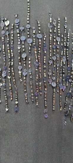 Vintage Sequin Navy Blue EveningJacket 14 Vintage Sequin Navy Blue EveningJacket -Fashion Clothing Store il fullxfull.4775940893 thxf