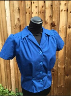 1940s Blouse /plus Size Vintage / Homefront / Vintage Style / 1940s Reproduction Blouse / Sizes 8-32 / 1940s / 40s Clothing / Retro 1940's