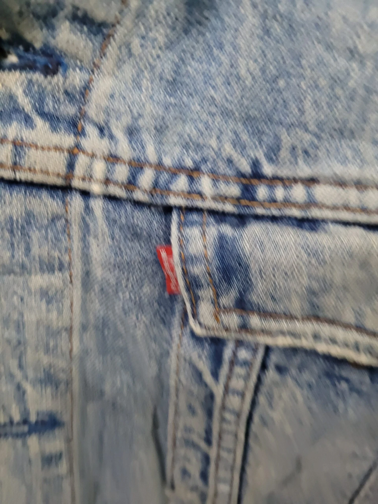 Levis Vintage 80's 90's Trucker Denim Jeans Jacket XL- VC103 2 Levis Vintage 80's 90's Trucker Denim Jeans Jacket XL- VC103 - Image 2