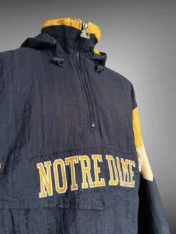 Vintage 1990’s NCAA Notre Dame Fighting Irish Starter 1/4 Zip Breakaway Jacket Size L -Fashion Clothing Store il fullxfull.4790838890 qr4r