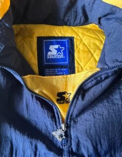 Vintage 1990’s NCAA Notre Dame Fighting Irish Starter 1/4 Zip Breakaway Jacket Size L -Fashion Clothing Store il fullxfull.4790839154 8qrs