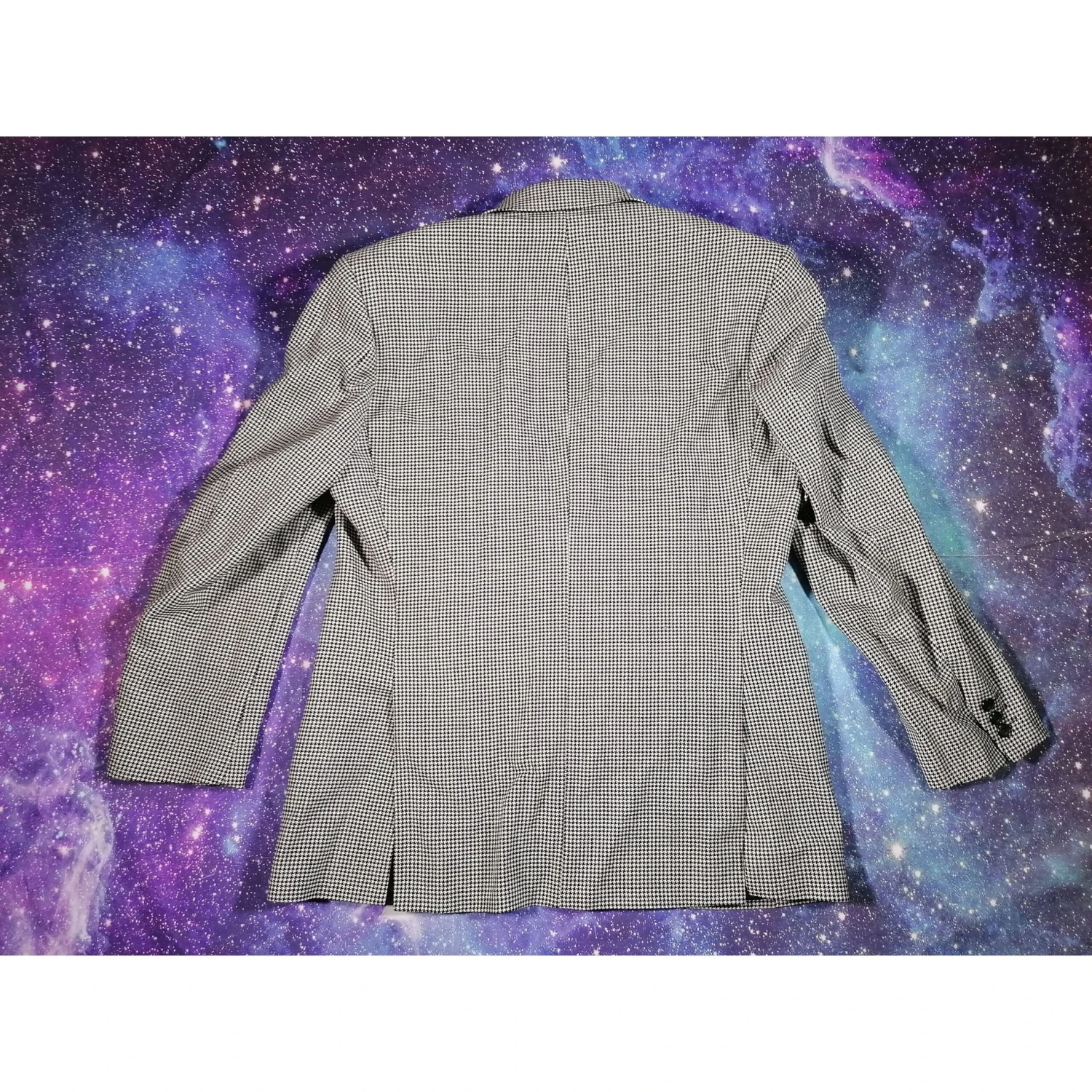 St Michael Black And White Jacket Lar 42'' Blazer New Wool Vintage Marks & Spencer 5 St Michael Black And White Jacket Lar 42'' Blazer New Wool Vintage Marks & Spencer - Image 5