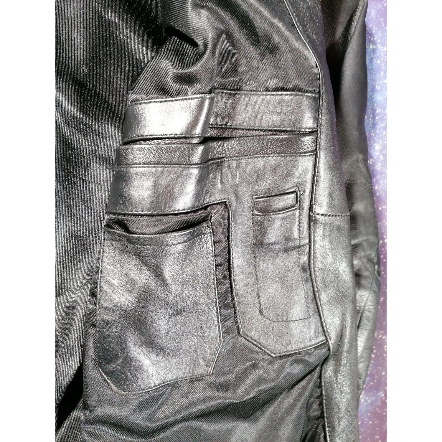 MDK Leather Jacket Black Major Design Korporation Size XL Vintage 90s 8 MDK Leather Jacket Black Major Design Korporation Size XL Vintage 90s - Image 8