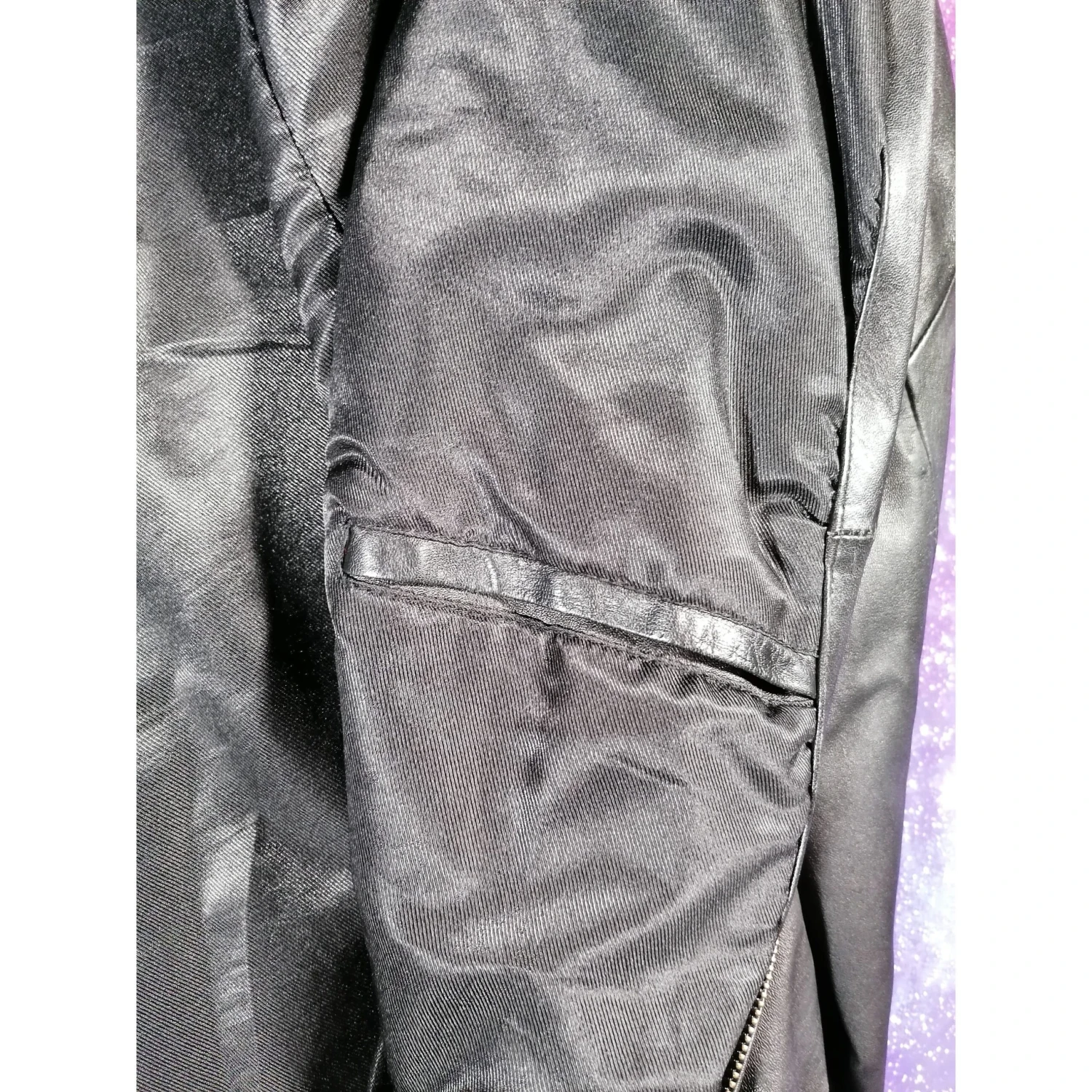 MDK Leather Jacket Black Major Design Korporation Size XL Vintage 90s 7 MDK Leather Jacket Black Major Design Korporation Size XL Vintage 90s - Image 7