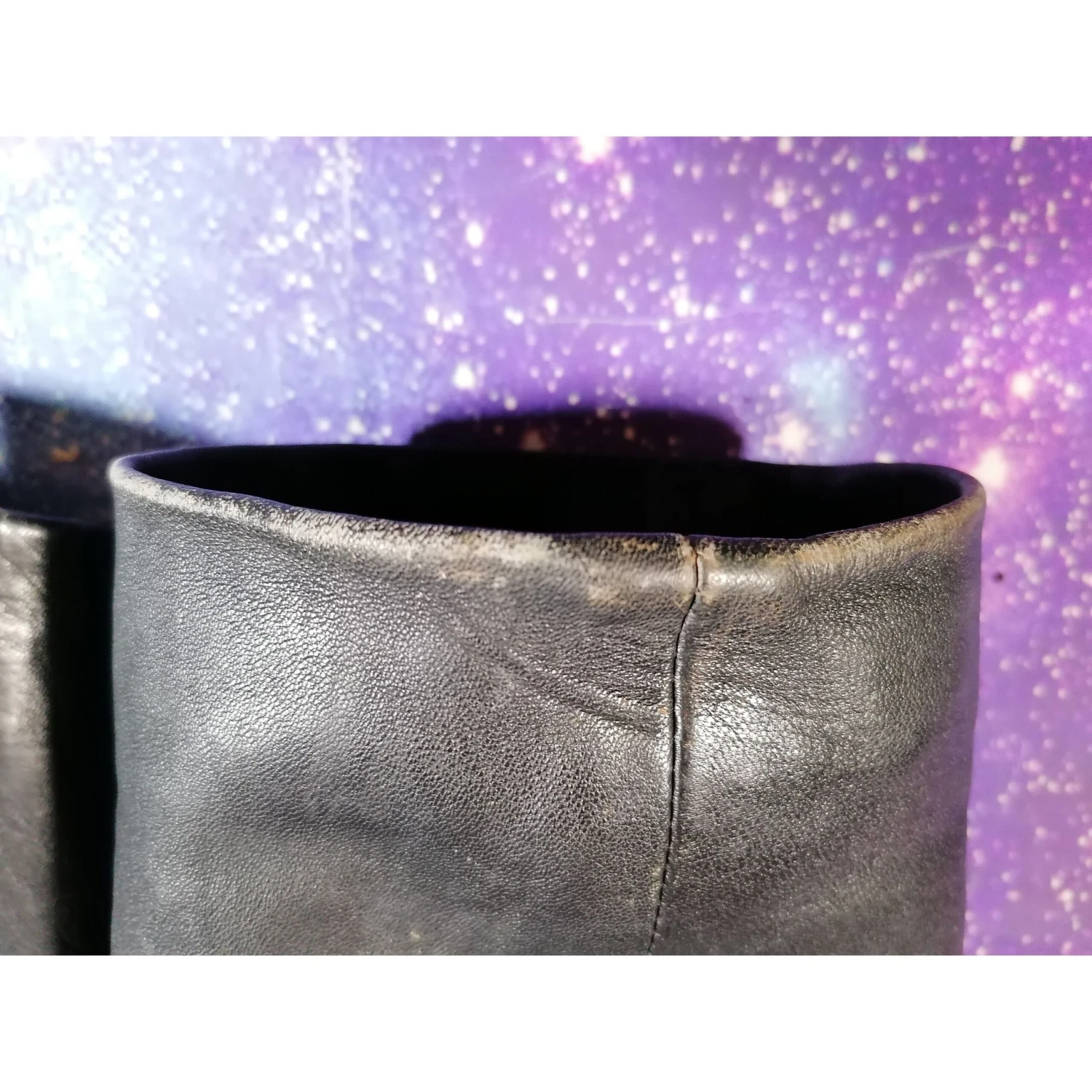 MDK Leather Jacket Black Major Design Korporation Size XL Vintage 90s 4 MDK Leather Jacket Black Major Design Korporation Size XL Vintage 90s - Image 4