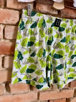 Men's Cotton Sleeping Shorts Boxers SLOTH Print Pajama -Fashion Clothing Store il fullxfull.4808323796 hf79