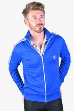 Vintage 1970's Adidas Blue Track Jacket