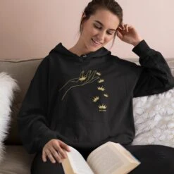 Raining Crowns Hoodie. Crown.Queen Crown Hoodie. Womens Sweatshirt.Queen Hoodie. Gifts For Her.Crown Birthday Gift. Gifts For Mums.Mum Gift. -Fashion Clothing Store il fullxfull.4829345418 ttow