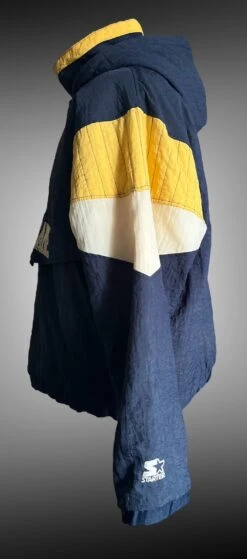 Vintage 1990’s NCAA Notre Dame Fighting Irish Starter 1/4 Zip Breakaway Jacket Size L -Fashion Clothing Store il fullxfull.4839101241 kz47