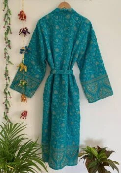 Sky Blue Yak Wool Unisex Kimono/Robe,Handmade Kimono,Winter Special,House Robe,Perfect For Gift Someone Special Or Occasionally. 12 Sky Blue Yak Wool Unisex Kimono/Robe,Handmade Kimono,Winter Special,House Robe,Perfect For Gift Someone Special Or Occasionally. -Fashion Clothing Store il fullxfull.4844824152 dlug