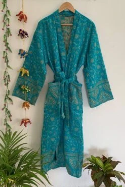 Sky Blue Yak Wool Unisex Kimono/Robe,Handmade Kimono,Winter Special,House Robe,Perfect For Gift Someone Special Or Occasionally. 11 Sky Blue Yak Wool Unisex Kimono/Robe,Handmade Kimono,Winter Special,House Robe,Perfect For Gift Someone Special Or Occasionally. -Fashion Clothing Store il fullxfull.4844826808 6r8a