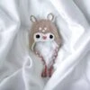 Little Deer Crochet Hat , Handmade Woodland Animal Theme Beanie , Perfect Gift At Any Age