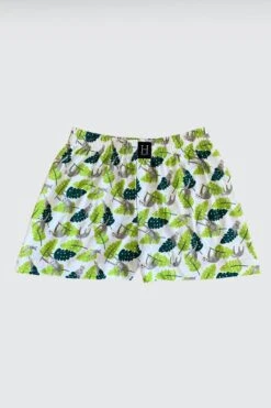 Men's Cotton Sleeping Shorts Boxers SLOTH Print Pajama