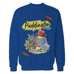 Paddington Bear Portrait Picnic Official Sweatshirt (Royal Blue)